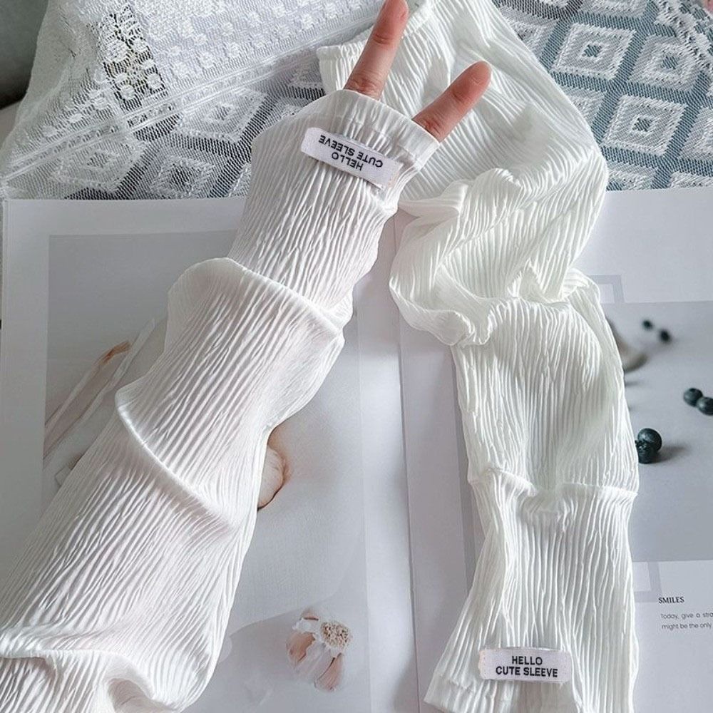 Elastic Lace Trim - Nefes Alabilen Dantel Güneş Koruyucu Kolluklar