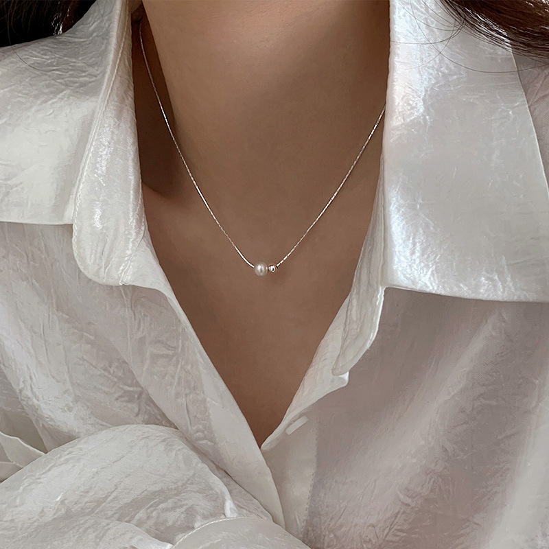 Pearl Trim Chain - Noel Hediyesi 925 Ayar Gümüş Zarif