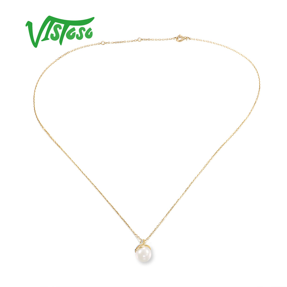 VISTOSO orijinal 9K 375 sarı a - Pearl Trim Chain incelemesi ve fiyatı
