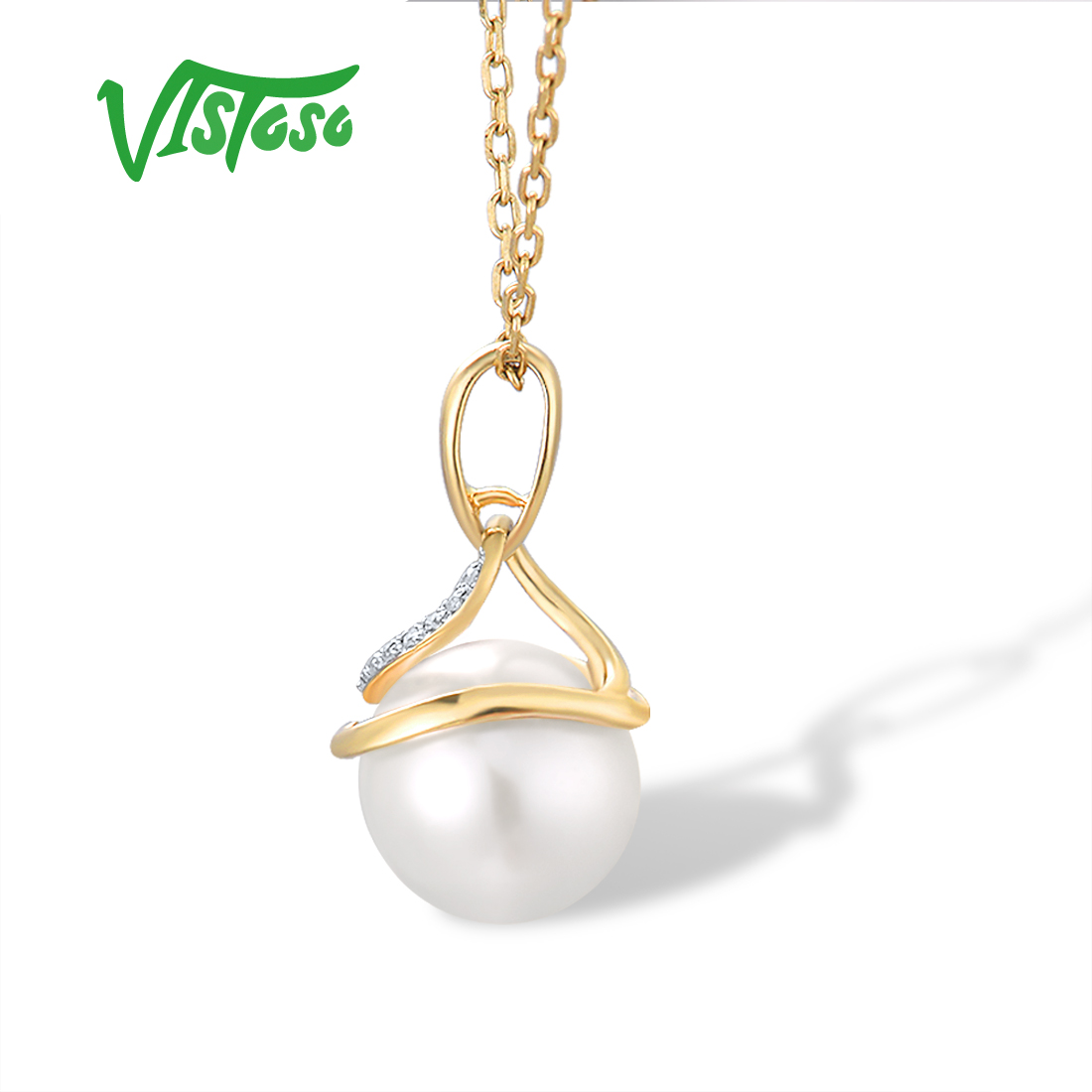 VISTOSO orijinal 9K 375 sarı a - Pearl Trim Chain incelemesi ve fiyatı