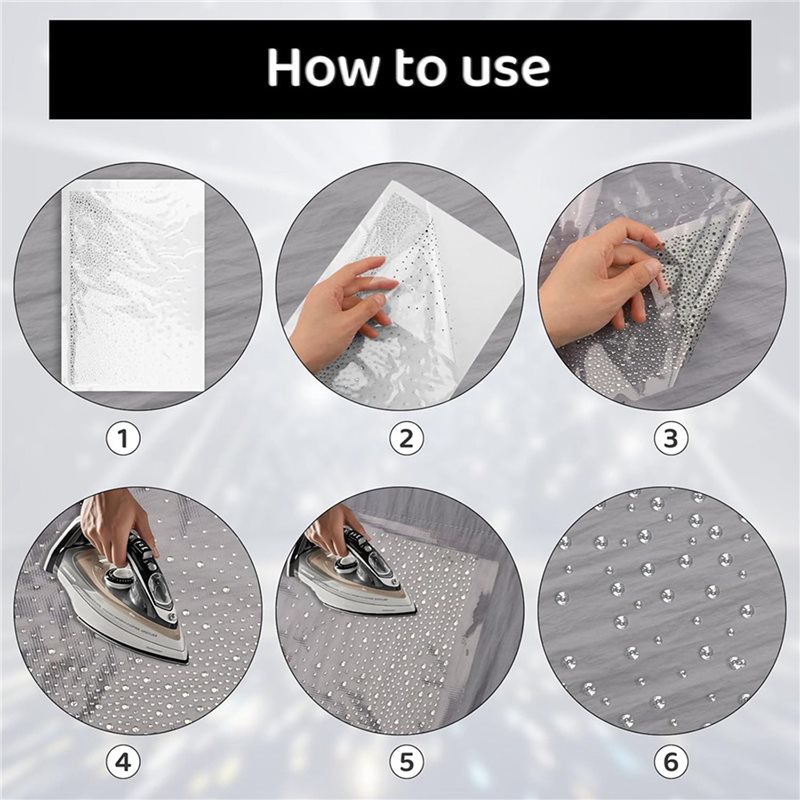 AB08-24 Ütüyle Yapışan Rhinest - Hotfix Rhinestone Sheet incelemesi ve fiyatı