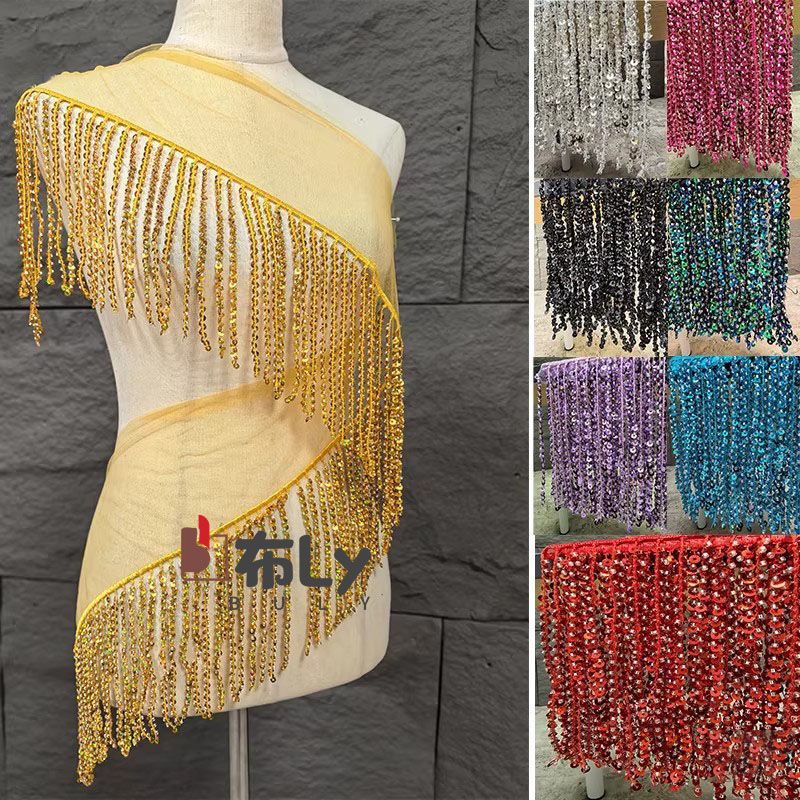 15cm Boncuklu Pul Payetli Saça - Tassel Fringe Trim incelemesi ve fiyatı