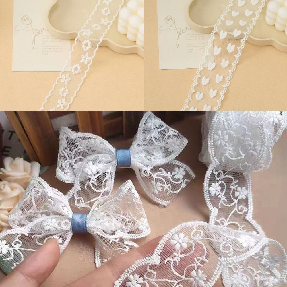 5 Yard Saf Pamuk Dikiş Şeridi  - Lace Ribbon Trim incelemesi ve fiyatı
