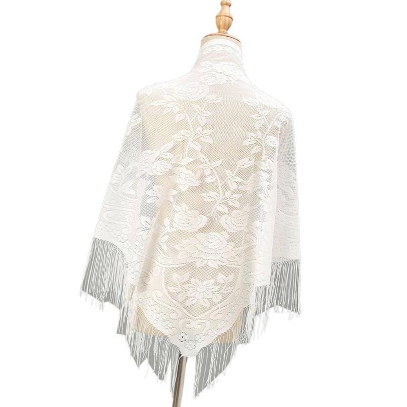 652F Püsküllü Şık Dantel Eşarp - Tassel Fringe Trim incelemesi ve fiyatı