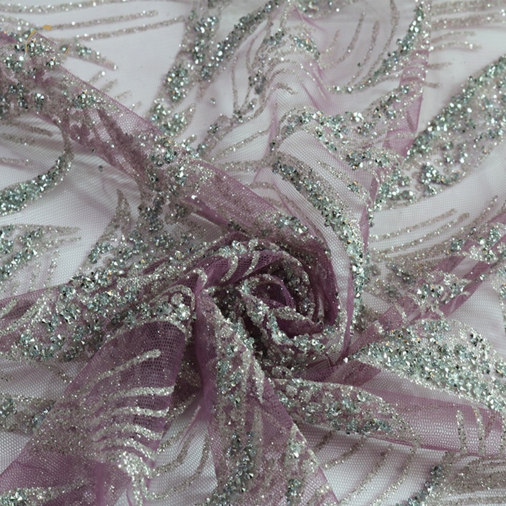 10 Sıcak Baskı Toz Desenli Kri - Crystal Mesh Fabric incelemesi ve fiyatı
